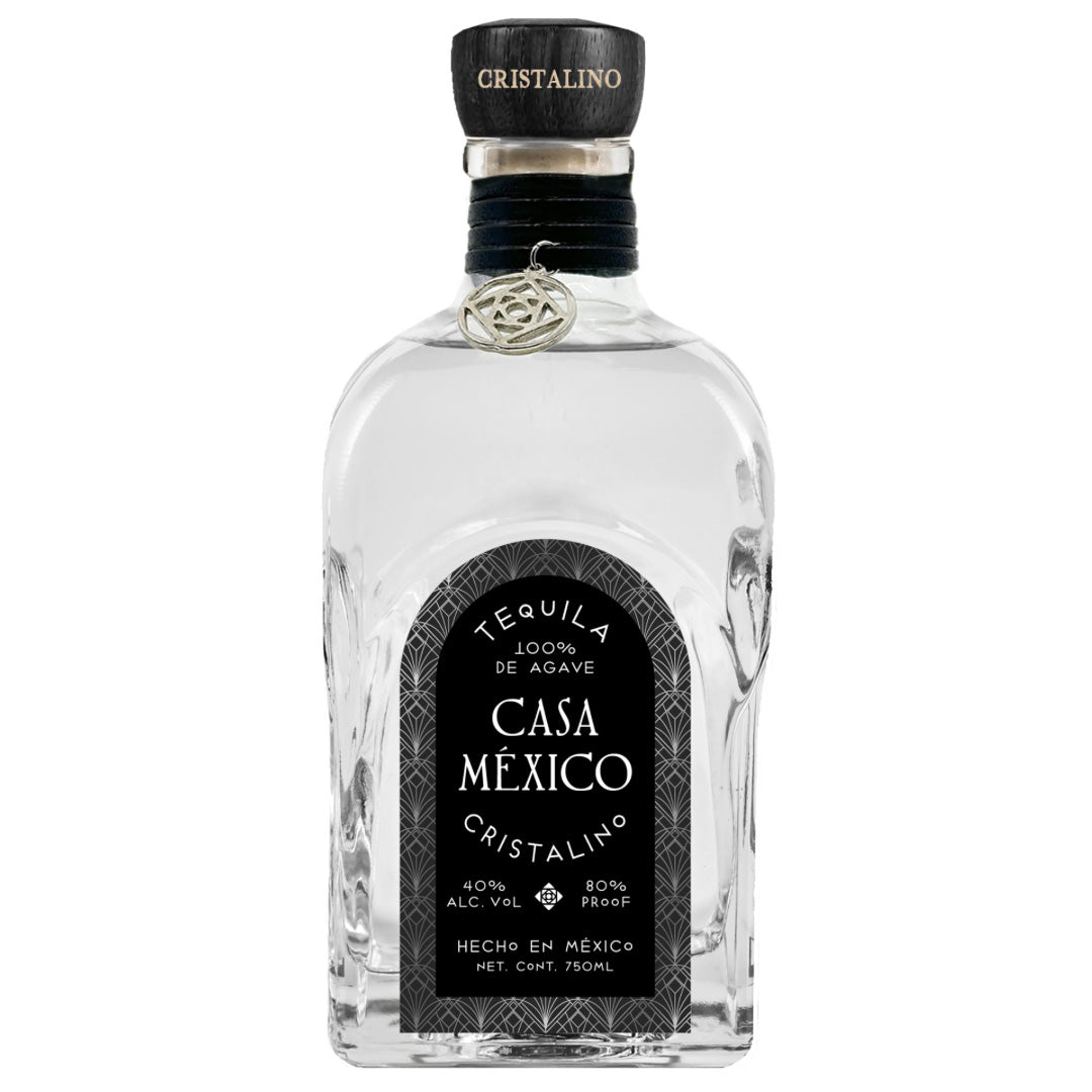 Bottle of Casa Mexico Tequila Cristalino